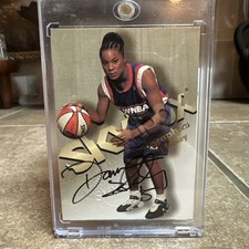 DAWN STALEY WNBA 1999 Fleer Skybox AUTOGRAPHICS Auto Rookie RC On Card SP RARE picture