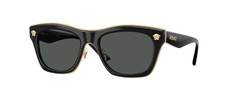 Versace Mens 0VE2272 Black Frames Sunglasses Case, Card New Tags 53 18 145 picture