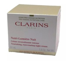 CLARINS NUTRI-LUMIERE ANTI-AGING & NOURISHING NIGHT MOISTURIZER 1.6OZ / 50ML NEW picture