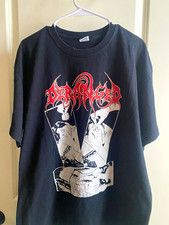 Vintage Deranged Death To Posers T Shirt XL Death Metal Band Tee FOTL Rare 🔥🔥 picture