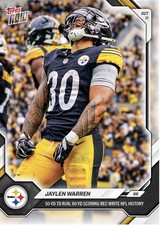 Jaylen Warren - 2026-27 NFL Topps NOW® - Card 56 Presale Steelers picture