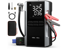 Arrancador Portátil para Auto 4000A con Inflador de Llantas, Carga USB 65W y Caj picture
