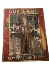RARE Antique Original 1929 Our Gang Composition Notebook (USED) Harry Spear picture