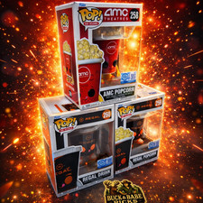 Funko Pop AMC & Regal Cinema Popcorn & Drink 258 259 260 AD Icon Exclusive picture