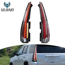 VLAND LED Clear Tail Lights Fits Cadillac Escalade ESV 2007-2014 Rear Lamp Pair picture