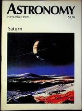 Astronomy Magazine Vol. 7 No. 11 November 1979 Saturn Feature Vintage picture