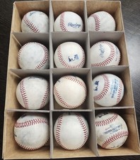12 Rawlings Official Major League Baseballs Game Used Baseballs picture