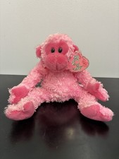 ~ Retired Julep~ 2005 Ty Beanie Pinkys~ 6” Pink Monkey ~ MWMT picture