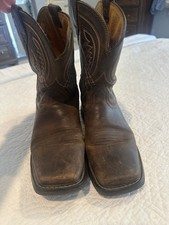 Ariat Men’s Brown Leather Boots US 6 picture