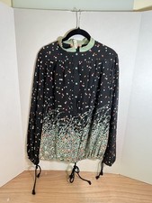 Vintage Scali Blouse Made in Paris France -100% Silk picture