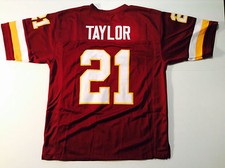 UNSIGNED CUSTOM Sewn Stitched Sean Taylor Burgundy Jersey - M, L, XL, 2XL, 3XL picture