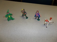 1986 TSR Dungeons & Dragons Set of 4 Miniatures Presto Hank Uni Sheila T.V. show picture