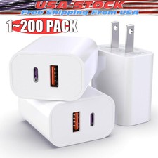 For iPhone 14 13 12 11 20W Fast Charger Block USB Type C Wall Power Adapter Lot picture