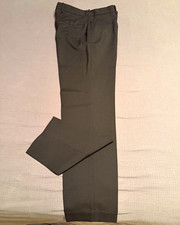 COS Men’s Black Wool Dress Pants 34 Regular Fit Straight Leg Flat Front picture
