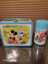 Vintage 1976 Walt Disney School Lunch Box With Thermos. picture