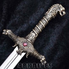 Handmade Oathkeeper Fantasy Replica Sword Carbon Steel Blade Medieval Longsword picture