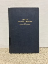 Vintage 1934 Limbs for the Limbless John Culbert Faries Prosthetics Book HC picture