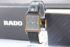 [N MINT w/Box,Paper] Rado Jubile 160.3605.2N Black Diamond Dial Qz Women`s Watch picture