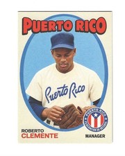 2026 ACEO Roberto Clemente Manager Puerto Rico 1972 Amateur World Series picture