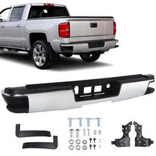 Chrome Rear Step Bumper Assembly For 2014-2018 Chevy Silverado GMC Sierra 1500 picture