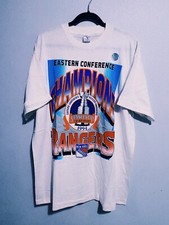Vintage OG 90’s 94’ New York Rangers Stanley Cup Championship T-Shirt NHL RARE* picture