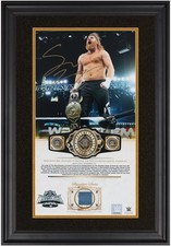 Sami Zayn WWE Framed Signed 10x18 Wrestle Mania 40 Collage w/MU Canvas-LE 99 picture