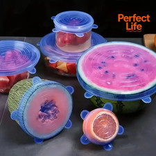 6pcs food grade silicone preservation cover reusable  picture