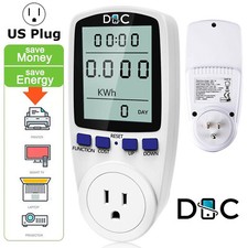 Digital Power Saving Energy Monitor Watt Amp Volt KWh Meter Electricity Analyzer picture