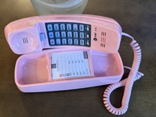 AT&T 210 Trimline Phone, Pink – Corded, Lighted Keypad, 13 Speed Dial, No Power picture