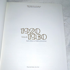 Time-Life Books This Fabulous Century 1920-1930 Vol III Hardcover 1969 Illus picture