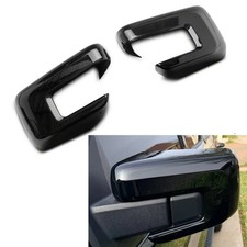 For 21-2026 Ford F150 Mirror COVERS Overlays without Signal Hole M7 Black picture