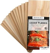 12 Pack Cedar Planks for Grilling Salmon and More picture