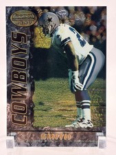 🔥Bowman 1995 Bowman's Best Emmitt Smith Rare Black Refractor #37 NFL Card🔥 picture