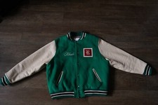RHUDE Tile Varsity Jacket Men's Size XL Menthol/Creme picture