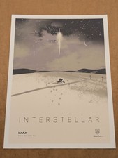 Interstellar 12x16 Original Promo Movie Poster 2014 AMC IMAX picture