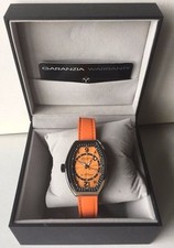 Montres De Luxe Women's EXL 9203 Estremo Quartz orange  Dial Watch new $1400 picture