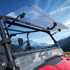 For Honda Pioneer 1000 / 1000-5 Scratch Resistant Flip Windshield 2016-2025 picture