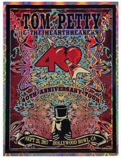 Tom Petty & The Heartbreakers LAST CONCERT Poster Hollywood Bowl CA Sept 25 2017 picture
