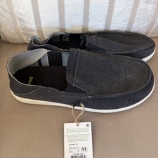Sanuk Donny 2.0 Black Mens Slip On Loafer Size 11 1234666BLK picture