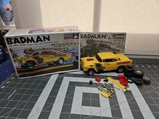 MONOGRAM BADMAN Chevy FUNNY CAR And Drag Strip Gasser  1997 Issue Built Nice picture