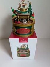 NEW Hallmark 2022 Santa's Workshop Wonders Magic musical ornament See Video picture