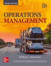 Operations Management by William J. Stevenson 13TH INTL ED picture