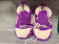 Purple High Top Adult Sneaker Slippers One Size Fits Most 36-46 picture