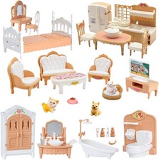 36Pcs Dollhouse Furniture Set,Miniature 1:12 Scale Dolls House Accessories with picture
