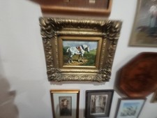 Edward Troye Lexington Horse Print, 1850 Subject, Ornate Framed Art picture