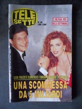 TELESETTE 40 1994 Fabrizio Frizzi Milly Carlucci Greggio Iacchetti Mengacci G775 picture