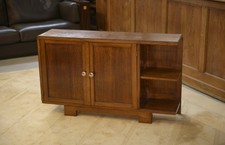 1940's Art Deco Oak Side Cabinet picture