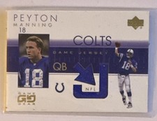 2001 Upper Deck Game Gear - Game Jerseys Peyton Manning #PM-J (MEM) picture