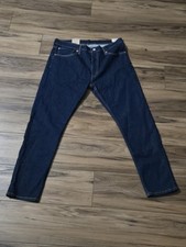 Levi’s 512 Slim Taper Jeans Mens 36x30 Dark Wash Indigo Blue Denim NWT picture
