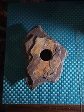 Vintage Stiger Ikebana rustic slate rock vase. Nice for any home, great for all picture